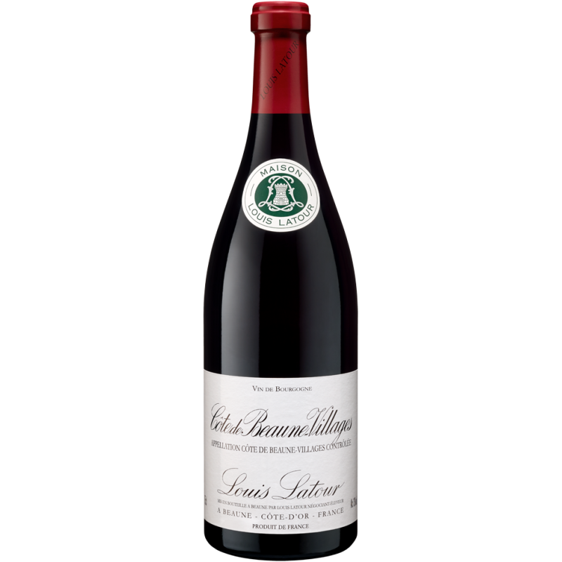 Photographie d'une bouteille de vin rouge COTE DE BEAUNE VILLAGES LOUIS LATOUR