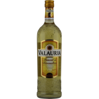 Photographie d'une bouteille de Muscat de Rivesaltes AOC Valauria