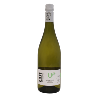 Photographie d'une bouteille de vin blanc Uby Sauvignon Bio Zero Alcool