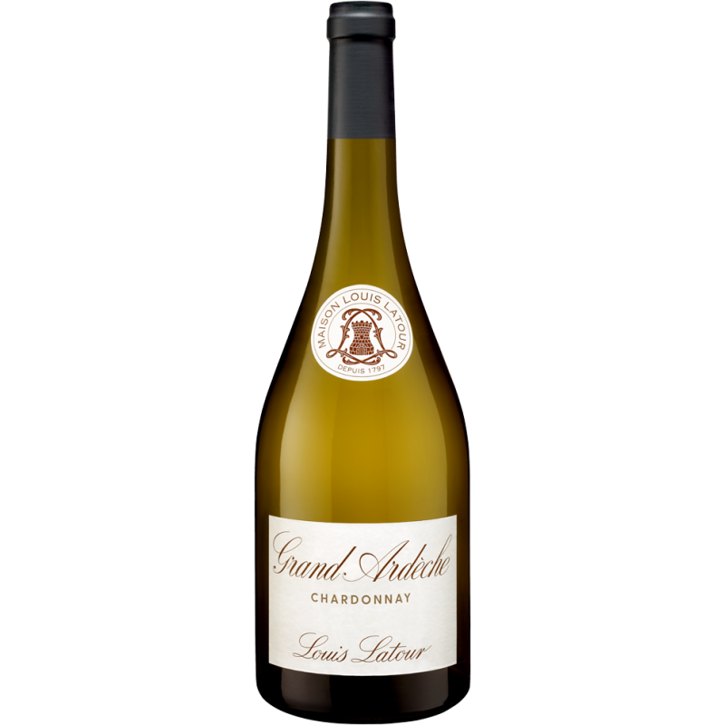 Photographie d'une bouteille de vin blanc GRAND ARDECHE LOUIS LATOUR