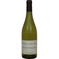 Photographie d'une bouteille de vin blanc les vignes st germain