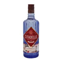 Photographie d'une bouteille de Gin Citadelle Rouge