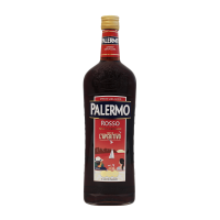 Photographie d'une bouteille de Palermo Rouge sans alcool