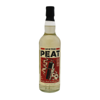 Photographie d'une bouteille de whisky mister peat