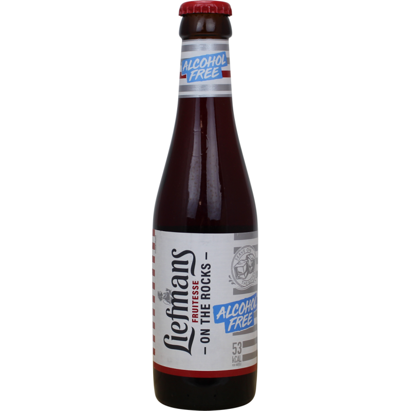 Photographie d'une bouteille de bière liefmans fruitesse sans alcool 25cl