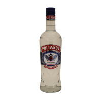 Photographie d'une bouteille de Vodka Poliakov Premium Vodka