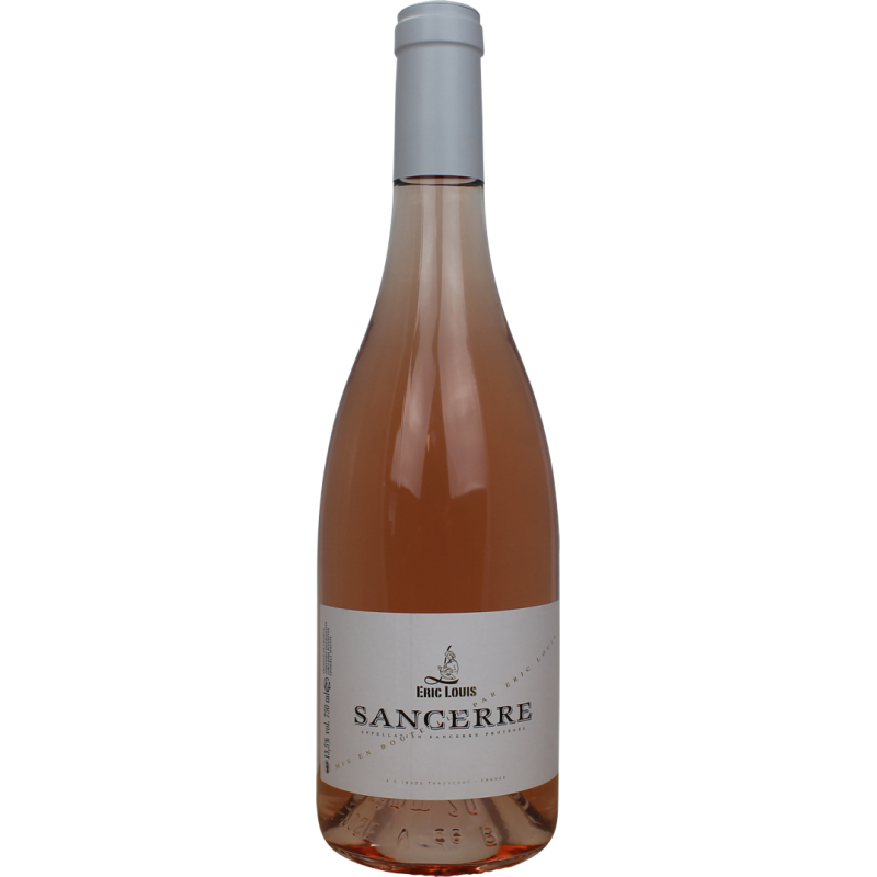 Photographie d'une bouteille de vin rosé eric louis sancerre aop