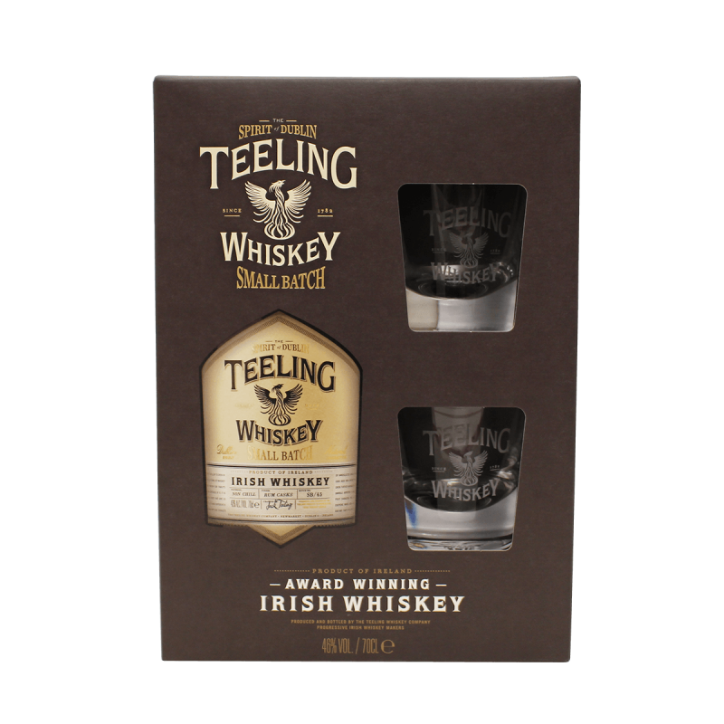 Photographie d'une bouteille de Coffret Whisky Teeling Small Batch