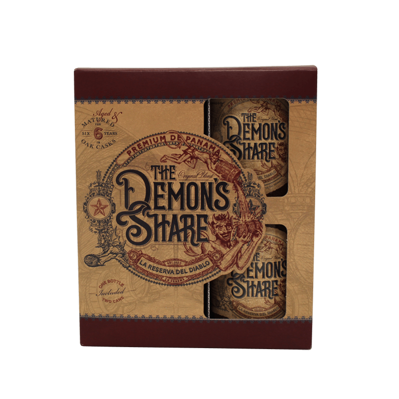 Photographie d'une bouteille de Coffret Rhum the Demon's Share 6 ans