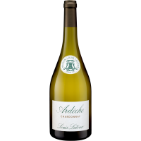 Photographie d'une bouteille de vin blanc ardeche louis latour