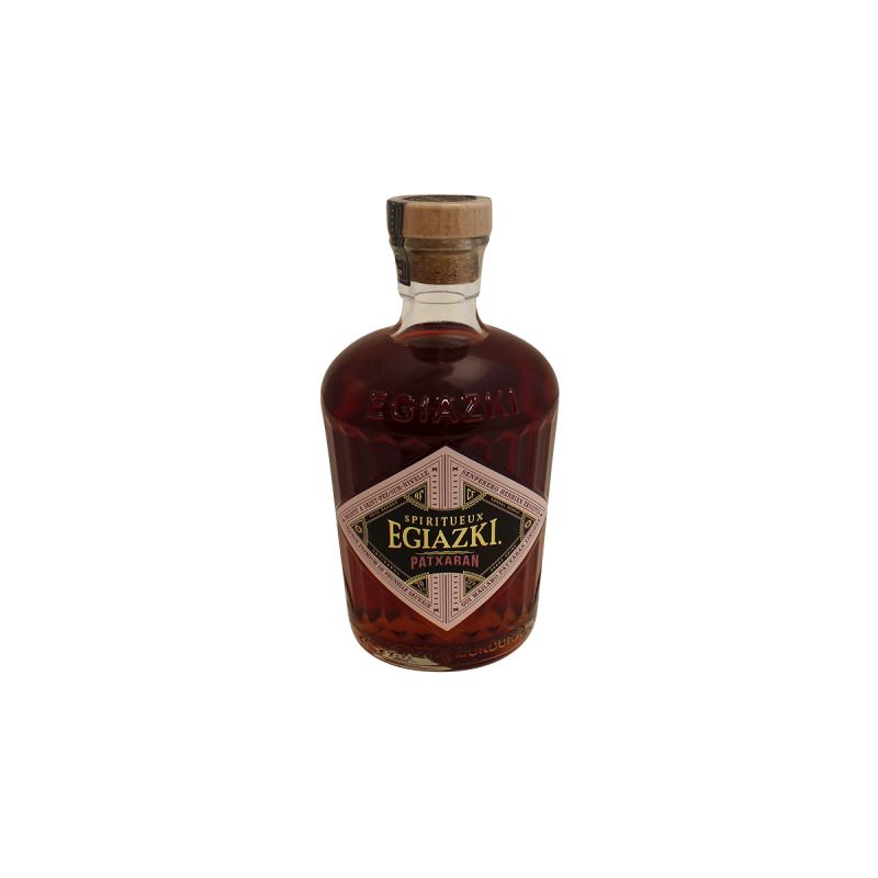 Photographie d'une bouteille de Liqueur Egiazki Patxaran