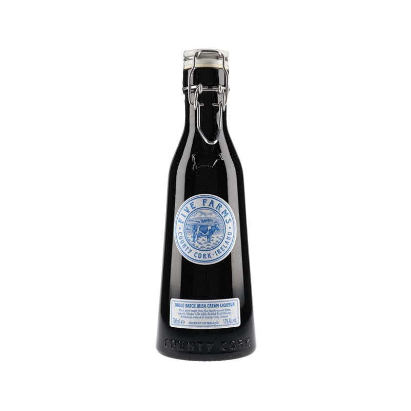 Photographie d'une bouteille de Liqueur Five Farms Irish Cream
