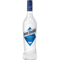 Photographie d'une bouteille de Anisette Liqueur Extra Fine MarieBrizard