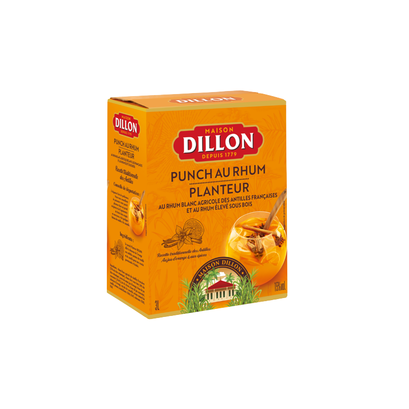 Photographie d'une bouteille de DILLON PUNCH