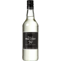 Photographie d'une bouteille de Rhum Blanc Père Labat