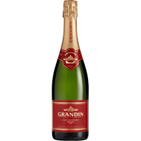 Photographie d'une bouteille de Grandin Brut Méthode Traditionnelle