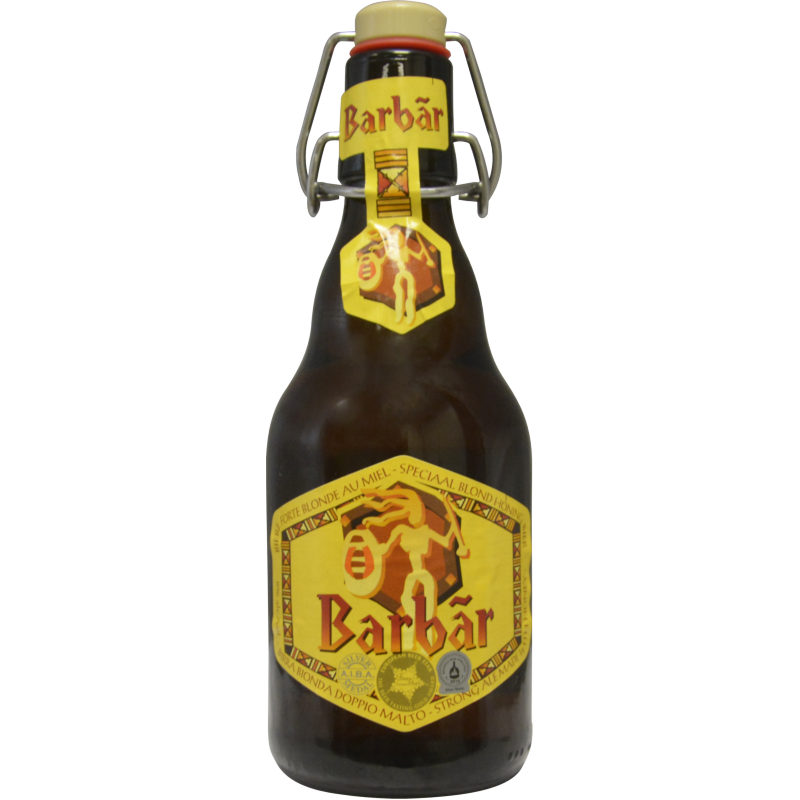 Photographie d'une bouteille de bière Barbar Blonde 33cl