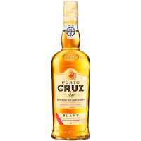 Photographie d'une bouteille de Porto Cruz Blanc
