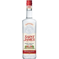 Photographie d'une bouteille de Rhum Blanc Impérial Agricole St James