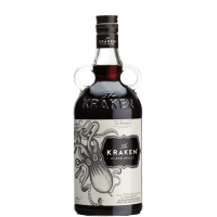 Photographie d'une bouteille de Rhum Kraken Black Spiced