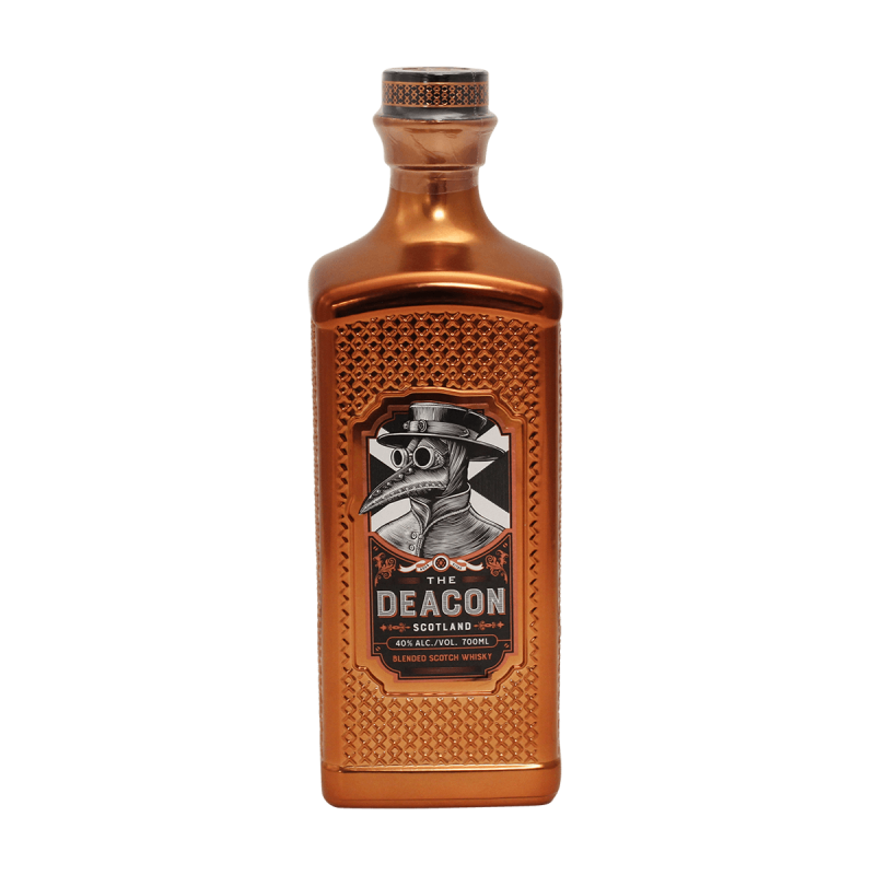 Photographie d'une bouteille de Whisky The Deacon 70 cl