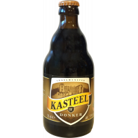 Photographie d'une bouteille de bière kasteel donker