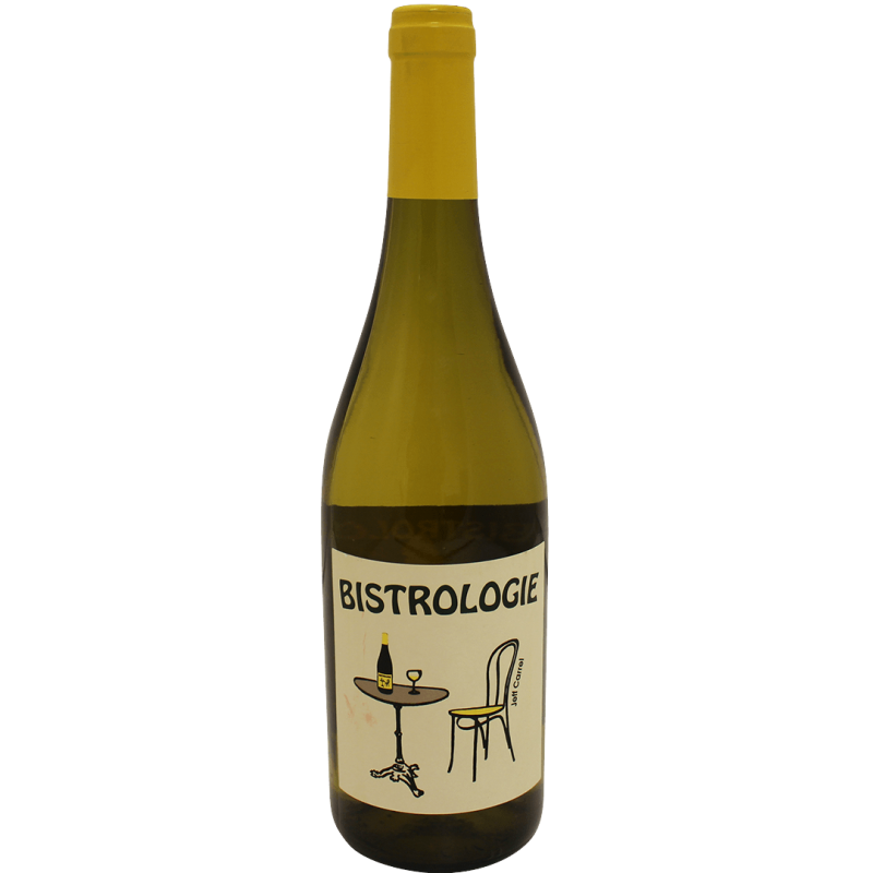 Photographie d'une bouteille de vin blanc Jeff Carrel Bistrologie Blanc