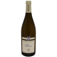 Photographie d'une bouteille de vin blanc roussette de savoie philippe ravier aoc blanc 2022 75 cl