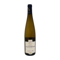 Photographie d'une bouteille de vin blanc sylvaner schlumberger princes abbes aoc blanc 2021 75 cl