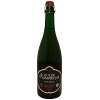 Photographie d'une bouteille de Cidre Bolée d'Armorique Brut