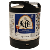 Photographie d'un fût de bière Leffe Rituel Fût 6L