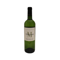 Photographie d'une bouteille de vin blanc domaine d'embidoure mademoiselle igp blanc 2022 75 cl