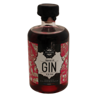 Photographie d'une bouteille de Liqueur de Gin à la Rose des Enfants de Vauban 50 cl