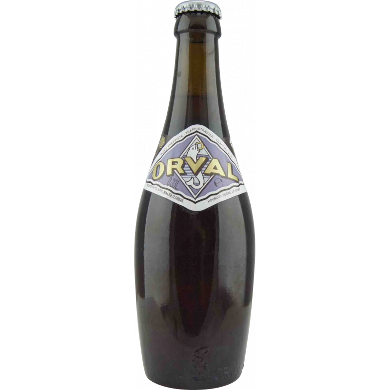 Photographie d'une bouteille de bière Orval Bière Trappiste 33cl