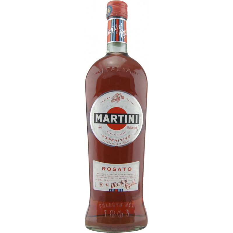 Photographie d'une bouteille de Martini Rosato