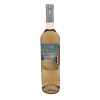 Photographie d'une bouteille de vin rosé Opale Gard IGP