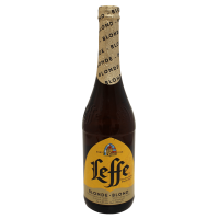 Photographie d'une bouteille de bière Leffe Blonde 75cl