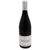 Photographie d'une bouteille de vin rouge marsannay les longeroies v.vignes r.b