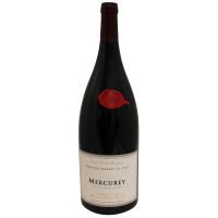 Photographie d'une bouteille de vin rouge MERCUREY DOMAINE GARREY ET FILS
