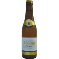 Photographie d'une bouteille de bière St Feuillien Grand Cru 33cl