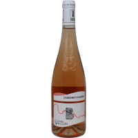 Photographie d'une bouteille de vin rosé Cabernet d'Anjou Domaine Blouin AOC Rosé 75 cl