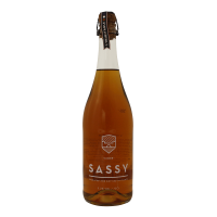 Photographie d'une bouteille de CIDRE SASSY BRUT BIO 75CL