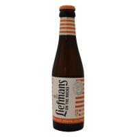 Photographie d'une bouteille de bière Liefmans Peach 25 cl