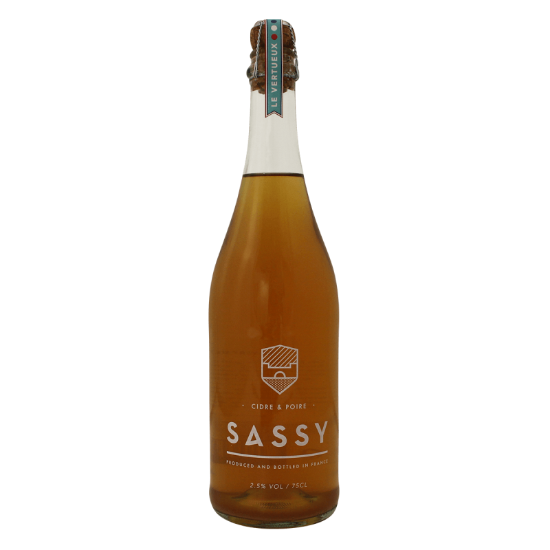 Photographie d'une bouteille de POIRE SASSY LE VERTUEUX 75CL