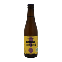 Photographie d'une bouteille de bière Bonne Pioche Pale Ale BIO 33cl