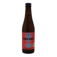 Photographie d'une bouteille de bière Pas Cap Triple BIO 33cl