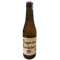 Photographie d'une bouteille de bière Trappiste Rochefort Triple Extra Blonde 33 cl