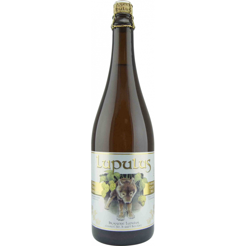 Photographie d'une bouteille de bière Lupulus Blonde 75cl