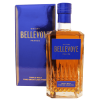 Photographie d'une bouteille de WHISKY BELLEVOYE BLEU