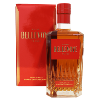 Photographie d'une bouteille de WHISKY BELLEVOYE ROUGE